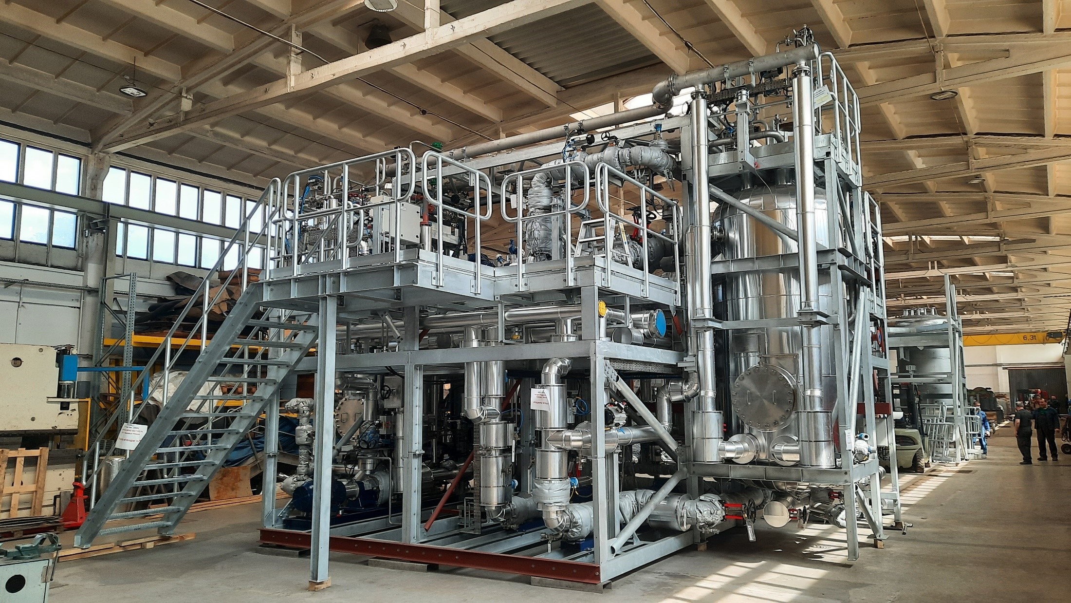 Modułowe ramy dla przemysłu chemicznego