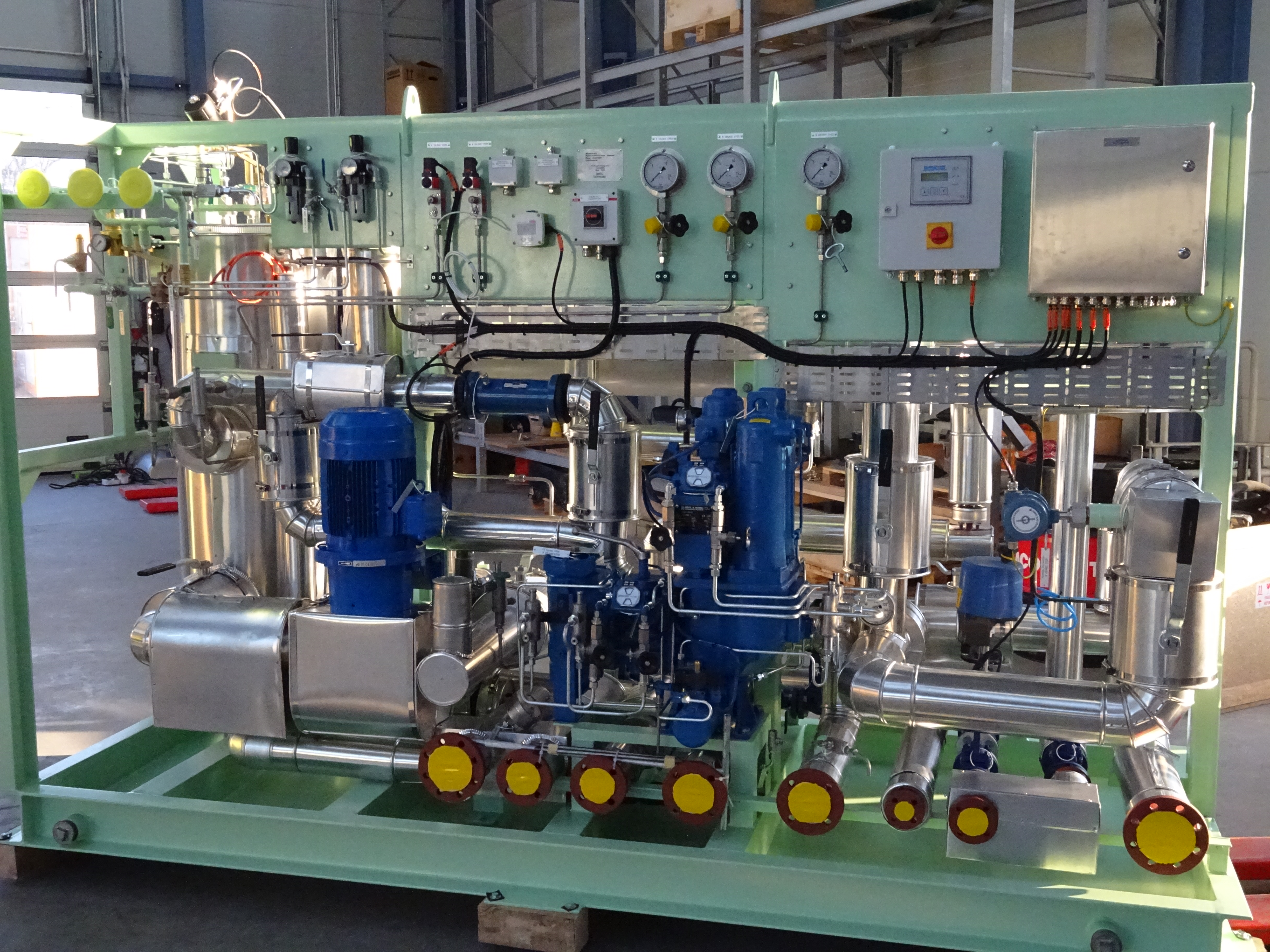 Modułowe ramy dla elektrowni